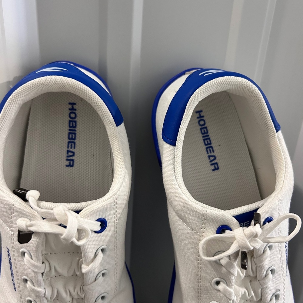 Hobibear Barefoot Sneakers Royal Blue Wide Toe Box Minimalist Shoes unisex W8/M7 - Picture 8 of 10